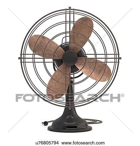 Stock Illustration - "Antique fan, illustration". Fotosearch