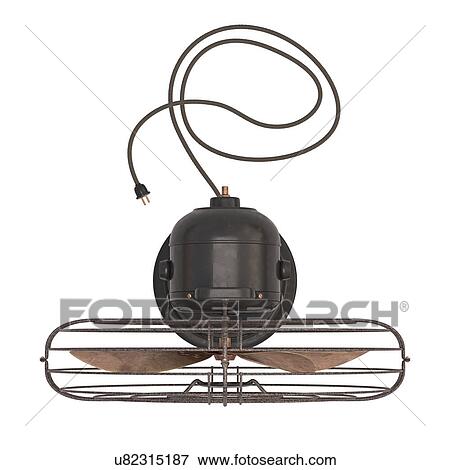 Stock Illustration - "Antique fan, illustration". Fotosearch