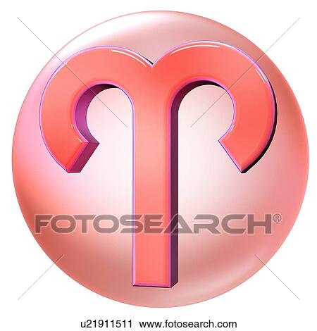 "Aries sign of the zodiac, illustration" View Large Illustration Clip Art - "Aries sign of the zodiac, illustration". Fotosearch