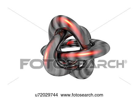 Stock Illustration - "Borromean Rings, illustration". Fotosearch