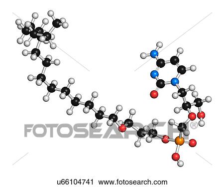 Clip Art - Brincidofovir antiviral drug molecule. Fotosearch