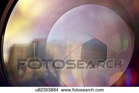 "Camera lens, illustration" View Large Illustration Stock Illustration - "Camera lens, illustration". Fotosearch