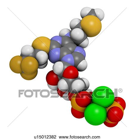 Cangrelor antiplatelet drug molecule View Large Illustration Drawing - Cangrelor antiplatelet drug molecule. Fotosearch