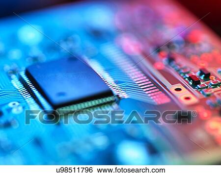 Circuit Board View Large Illustration Stock Illustration - Circuit Board. Fotosearch