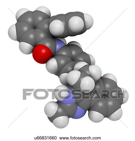 Clipart - Conivaptan hyponatremia drug molecule. Fotosearch