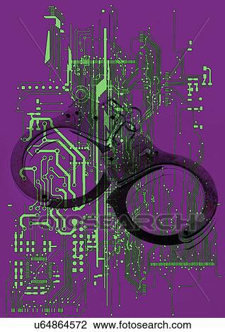 Drawing - "Data security, illustration". Fotosearch