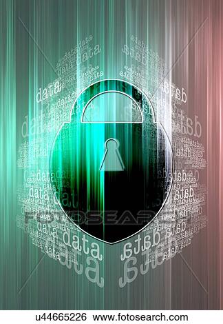"Data security, illustration" View Large Illustration Stock Illustration - "Data security, illustration". Fotosearch