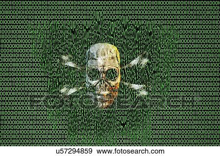 Stock Illustration - "Digital Meltdown, illustration". Fotosearch