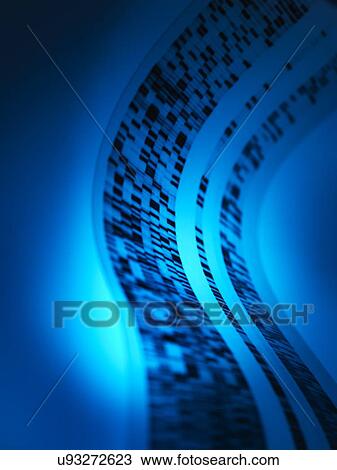 DNA Research View Large Illustration Drawing - DNA Research. Fotosearch