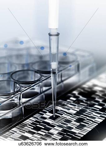 Stock Illustration - DNA Research. Fotosearch