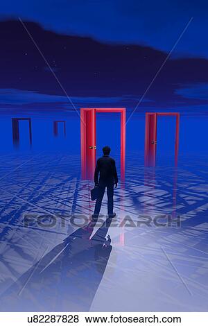 "Doorways of Opportunity, illustration" View Large Illustration Stock Illustration - "Doorways of Opportunity, illustration". Fotosearch