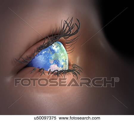 Stock Illustration - "Environmental conservation, illustration". Fotosearch