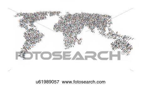"Global population, illustration" View Large Illustration Stock Illustration - "Global population, illustration". Fotosearch