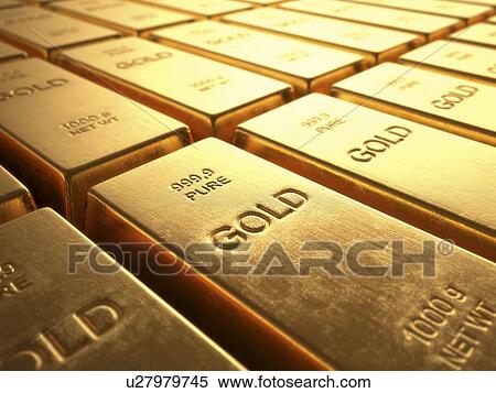 "Gold bullion, illustration" View Large Illustration Stock Illustration - "Gold bullion, illustration". Fotosearch