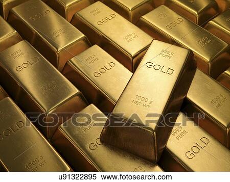 "Gold bullion, illustration" View Large Illustration Stock Illustration - "Gold bullion, illustration". Fotosearch
