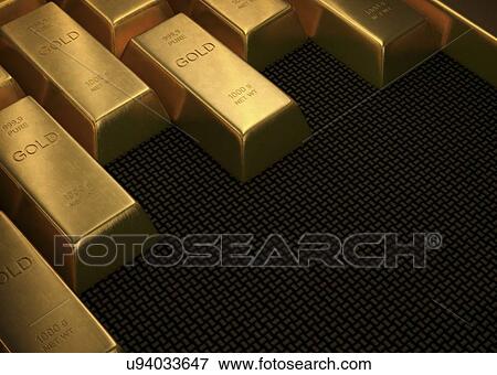 "Gold bullion, illustration" View Large Illustration Stock Illustration - "Gold bullion, illustration". Fotosearch