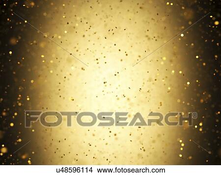 "Gold confetti, illustration" View Large Illustration Stock Illustration - "Gold confetti, illustration". Fotosearch