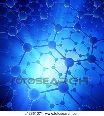 "Graphene atomic structure, illustration" View Large Illustration Clip Art - "Graphene atomic structure, illustration". Fotosearch