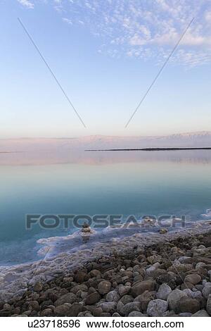 "Israel, Dead Sea landscape view" View Large Illustration Stock Illustration - "Israel, Dead Sea landscape view". Fotosearch
