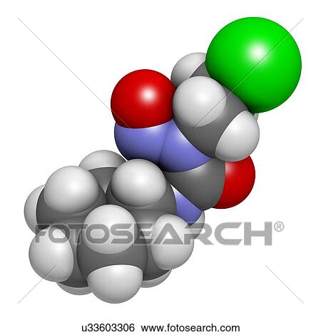 Stock Illustration - Lomustine brain cancer chemotherapy drug. Fotosearch