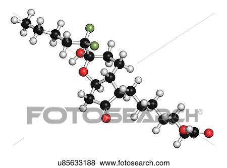 Stock Illustration - Lubiprostone chronic constipation drug. Fotosearch