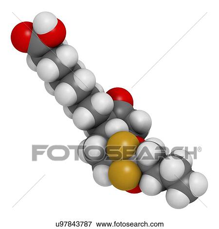 Stock Illustration - Lubiprostone chronic constipation drug. Fotosearch