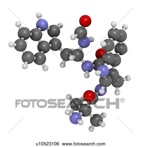 Stock Illustration - Macimorelin adult growth hormone drug. Fotosearch