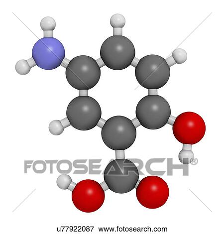 Mesalazine bowel disease drug molecule View Large Illustration Stock Illustration - Mesalazine bowel disease drug molecule. Fotosearch