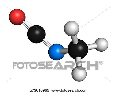 Methyl isocyanate (MIC) toxic molecule View Large Illustration Stock Illustration - Methyl isocyanate (MIC) toxic molecule. Fotosearch
