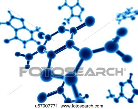 "Molecular model, illustration" View Large Illustration Clip Art - "Molecular model, illustration". Fotosearch