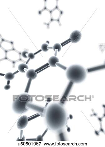 "Molecular model, illustration" View Large Illustration Stock Illustration - "Molecular model, illustration". Fotosearch