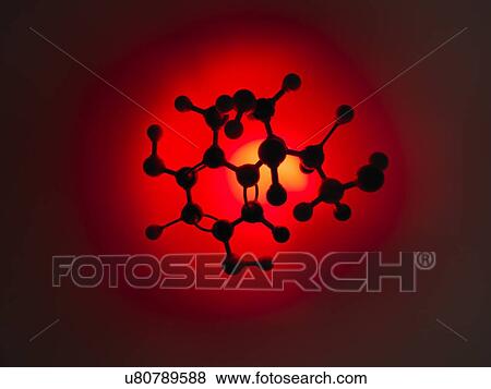 Molecular Model View Large Illustration Stock Illustration - Molecular Model. Fotosearch