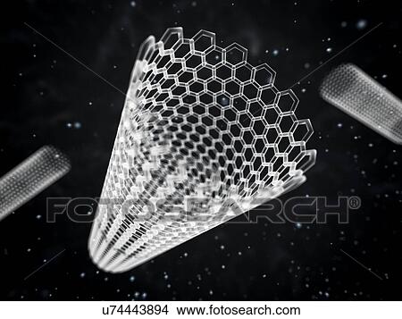 Stock Illustration - "Nanotube, illustration". Fotosearch