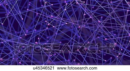 "Network, conceptual illustration" View Large Illustration Clip Art - "Network, conceptual illustration". Fotosearch
