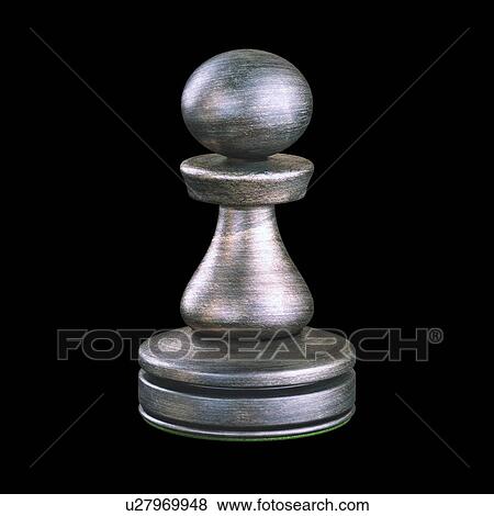 Stock Illustration - "Pawn chess piece, illustration". Fotosearch