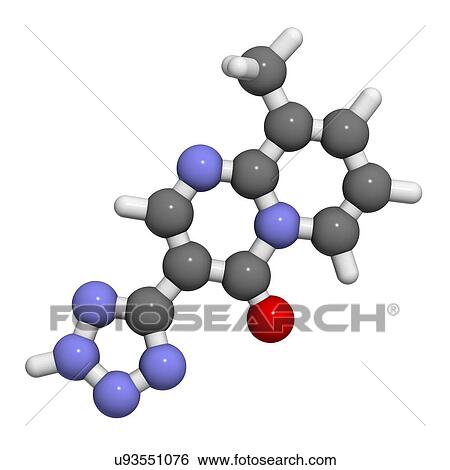 Pemirolast eye allergy drug molecule View Large Illustration Stock Illustration - Pemirolast eye allergy drug molecule. Fotosearch