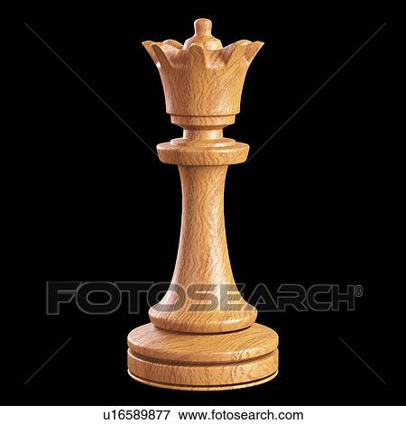 "Queen chess piece, illustration" View Large Illustration Stock Illustration - "Queen chess piece, illustration". Fotosearch