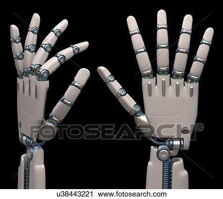 "Robotic hand, illustration" View Large Illustration Clip Art - "Robotic hand, illustration". Fotosearch