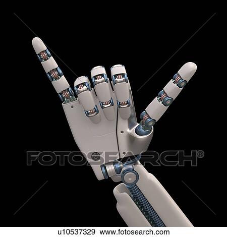 "Robotic hand, illustration" View Large Illustration Stock Illustration - "Robotic hand, illustration". Fotosearch