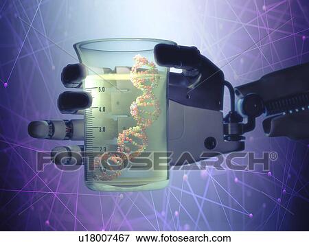"Robotic hand, illustration" View Large Illustration Stock Illustration - "Robotic hand, illustration". Fotosearch