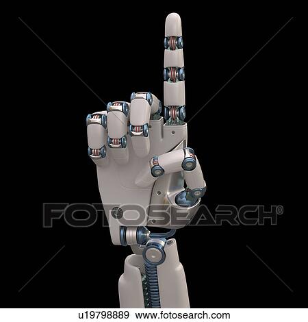 "Robotic hand, illustration" View Large Illustration Stock Illustration - "Robotic hand, illustration". Fotosearch