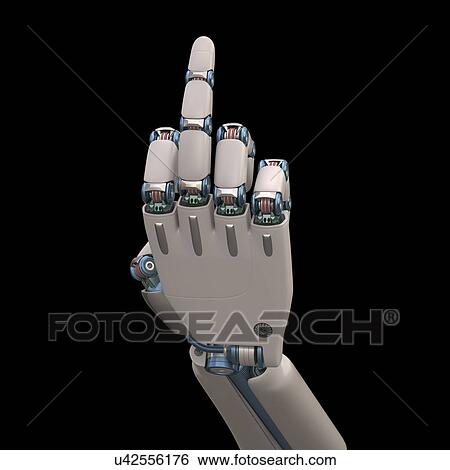 "Robotic hand, illustration" View Large Illustration Stock Illustration - "Robotic hand, illustration". Fotosearch