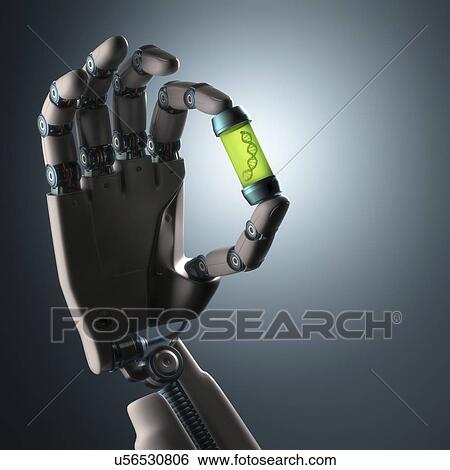 "Robotic hand, illustration" View Large Illustration Stock Illustration - "Robotic hand, illustration". Fotosearch