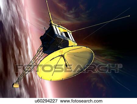 "Robotic probe in deep space, illustration" View Large Illustration Stock Illustration - "Robotic probe in deep space, illustration". Fotosearch