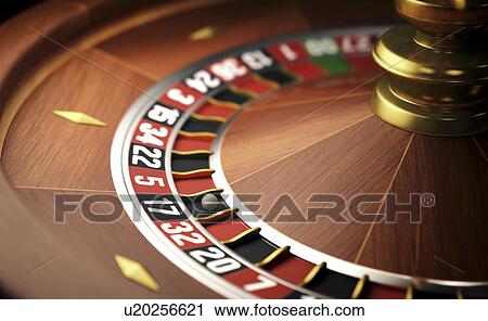 Clip Art - "Roulette wheel, illustration". Fotosearch
