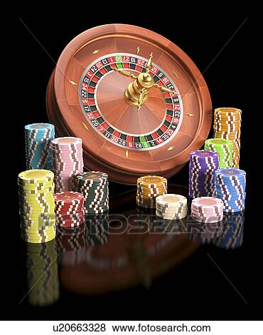 Stock Illustration - "Roulette wheel, illustration". Fotosearch