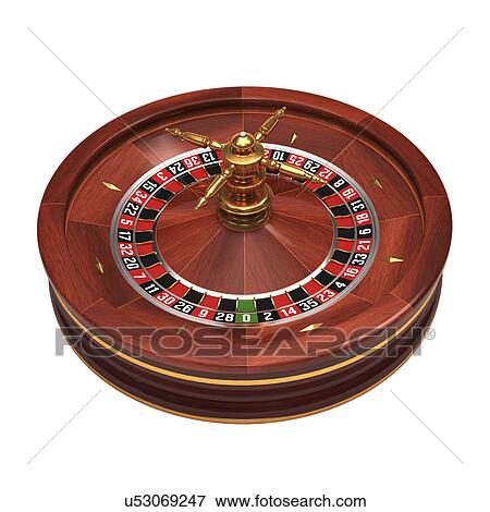 Stock Illustration - "Roulette wheel, illustration". Fotosearch