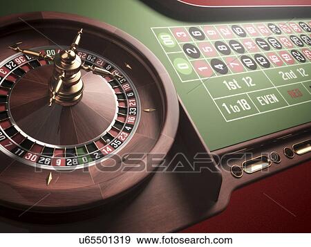 Stock Illustration - "Roulette wheel, illustration". Fotosearch