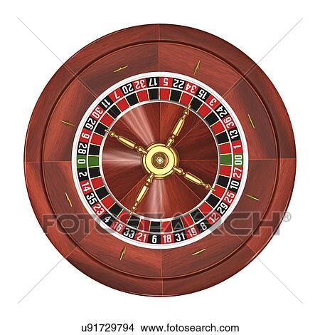 Stock Illustration - "Roulette wheel, illustration". Fotosearch