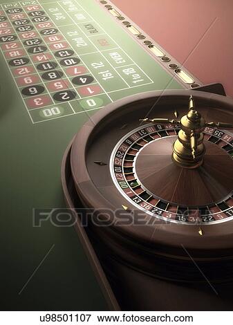 Stock Illustration - "Roulette wheel, illustration". Fotosearch